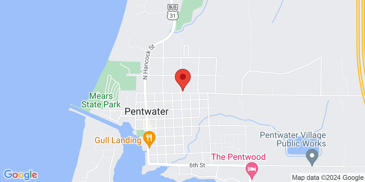 Map of Pentwater Township Library